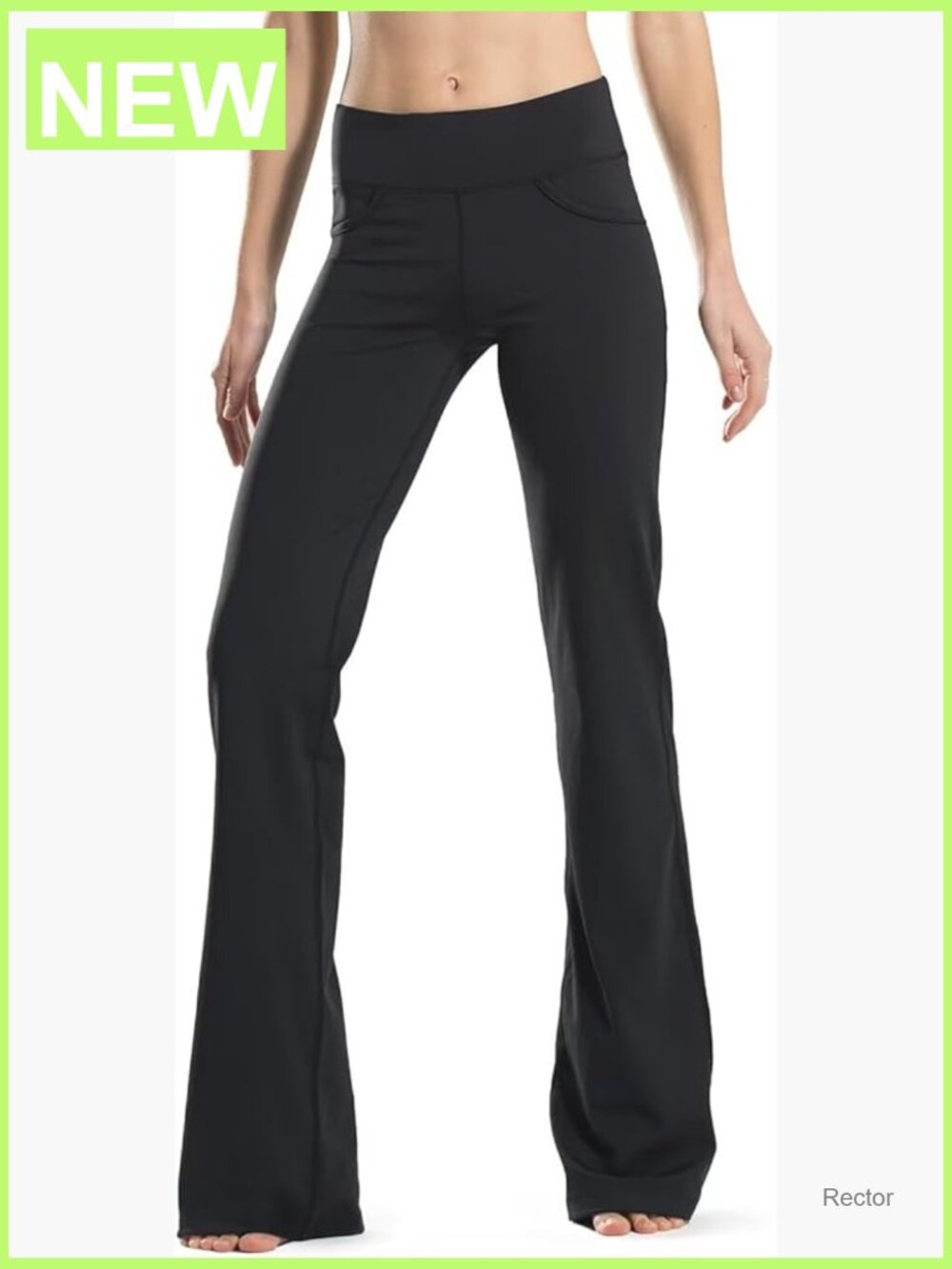 Bootcut Yoga Pants with Pockets, Stretch Dress Pants 34" Inseam